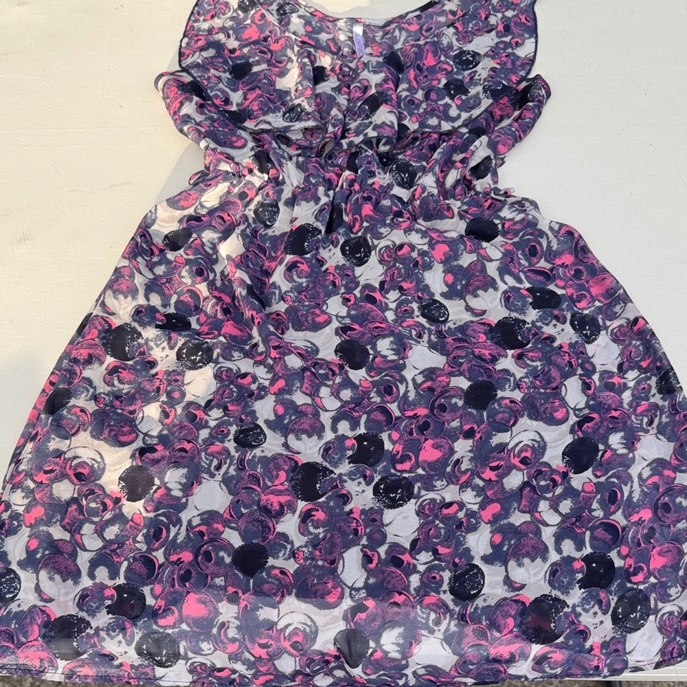 Floral Pink and Purple Women’s Dress